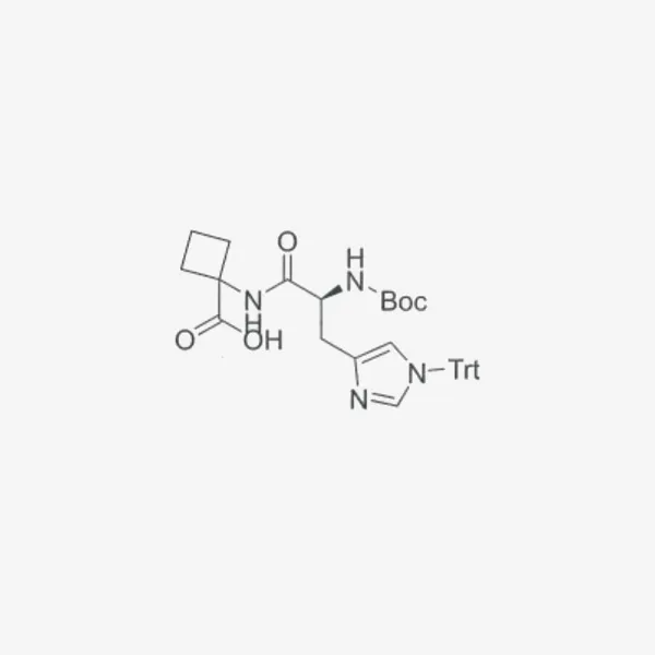 Ácido Boc-L-His(Trt)-1-aminociclobutanocarboxílico